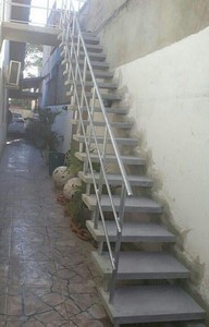 corrimão de escada externa corrimão de escada externa