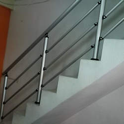 Corrimão de aluminio para escada em sp Corrimão de aluminio para escada em sp