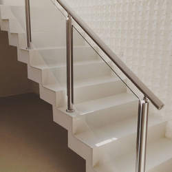 Corrimão de inox para escada Corrimão de inox para escada