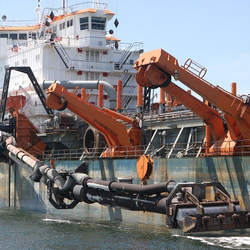 Obras de dragagem Obras de dragagem