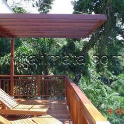 Pergolado em madeira para jardim Pergolado em madeira para jardim