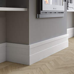 Rodapé mdf branco SP Rodapé mdf branco SP