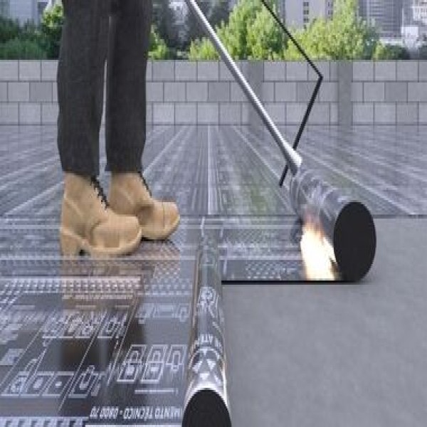 Aplicação de manta asfáltica Aplicação de manta asfáltica