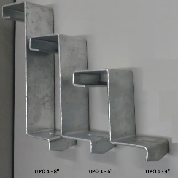 Grampo de fixação para grade de piso